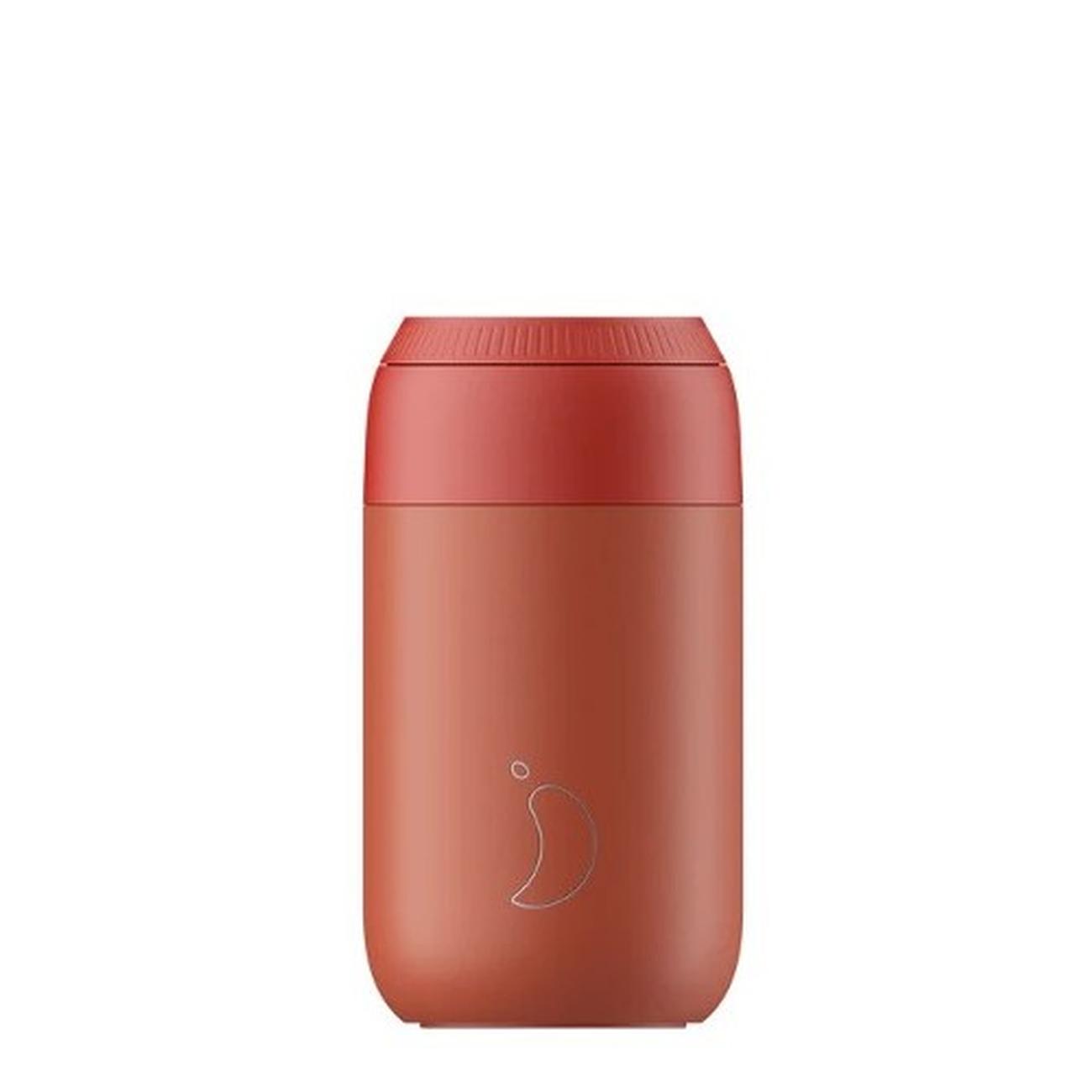 chillys-series-2-coffee-cup-340ml-maple-red - Chilly's Series 2 Coffee Cup 340ml Maple