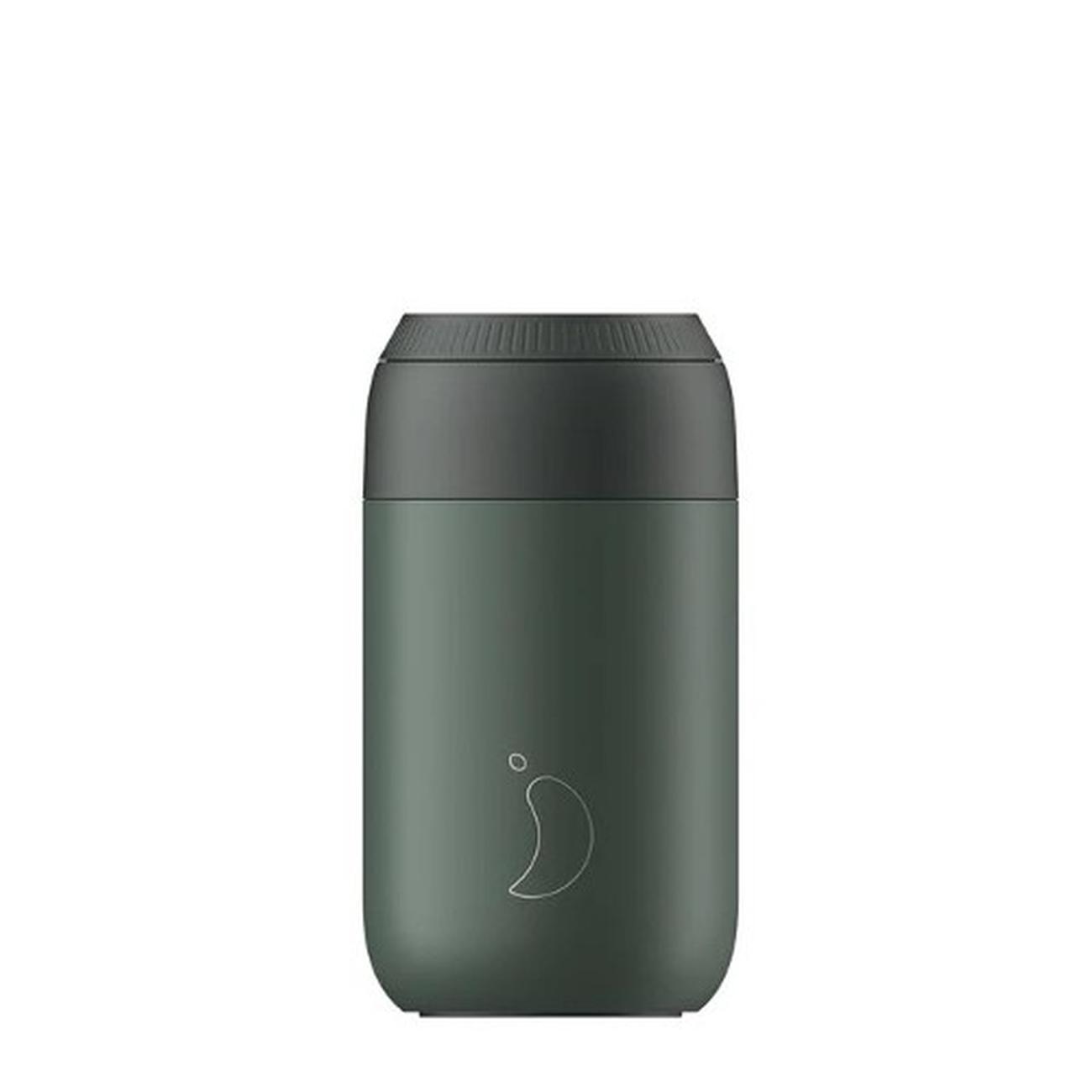 chillys-series-2-coffee-cup-340ml-pine-green - Chilly's Series 2 Coffee Cup 340ml Pine