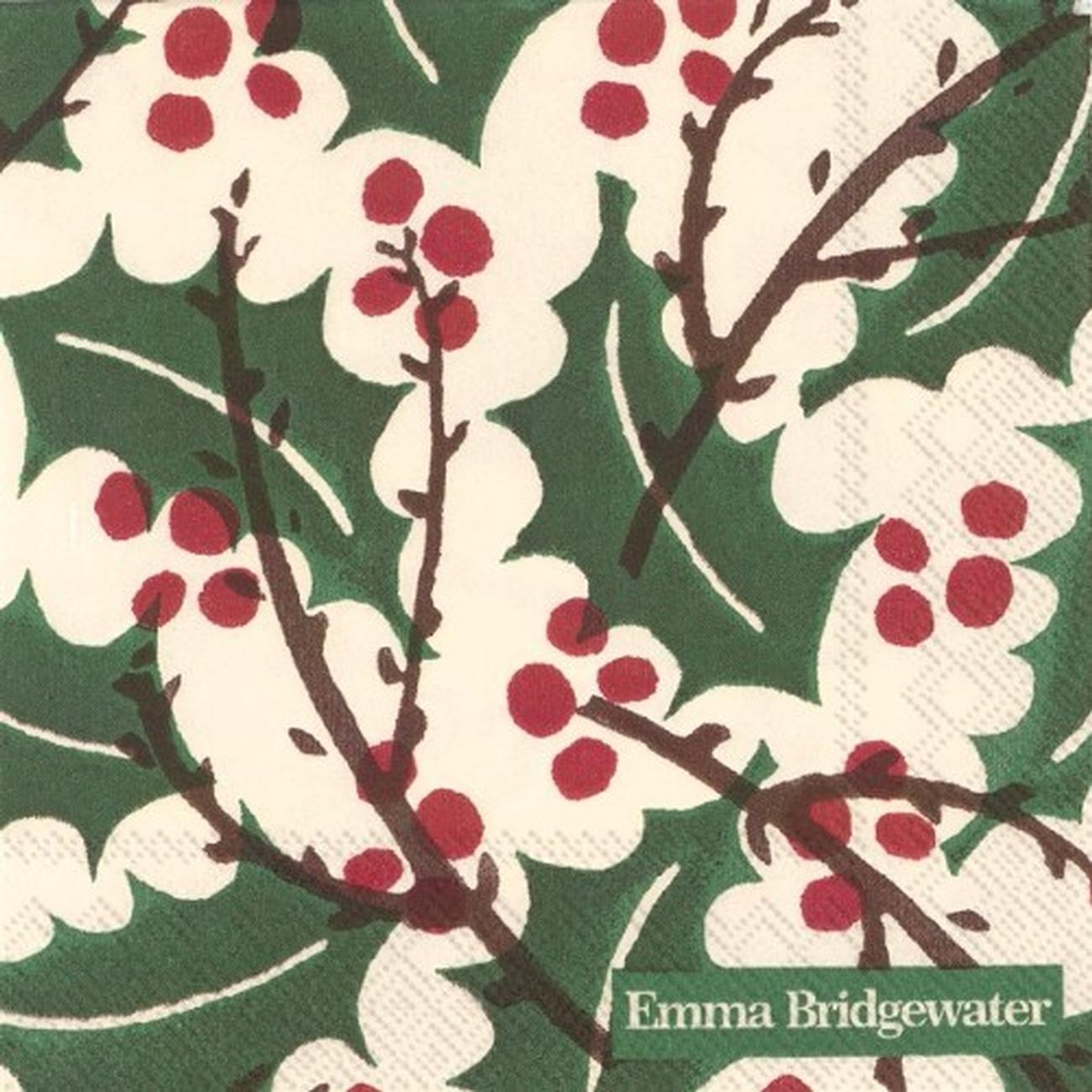 IHR Christmas Cocktail Napkins Emma Bridgewater Holly & Berry