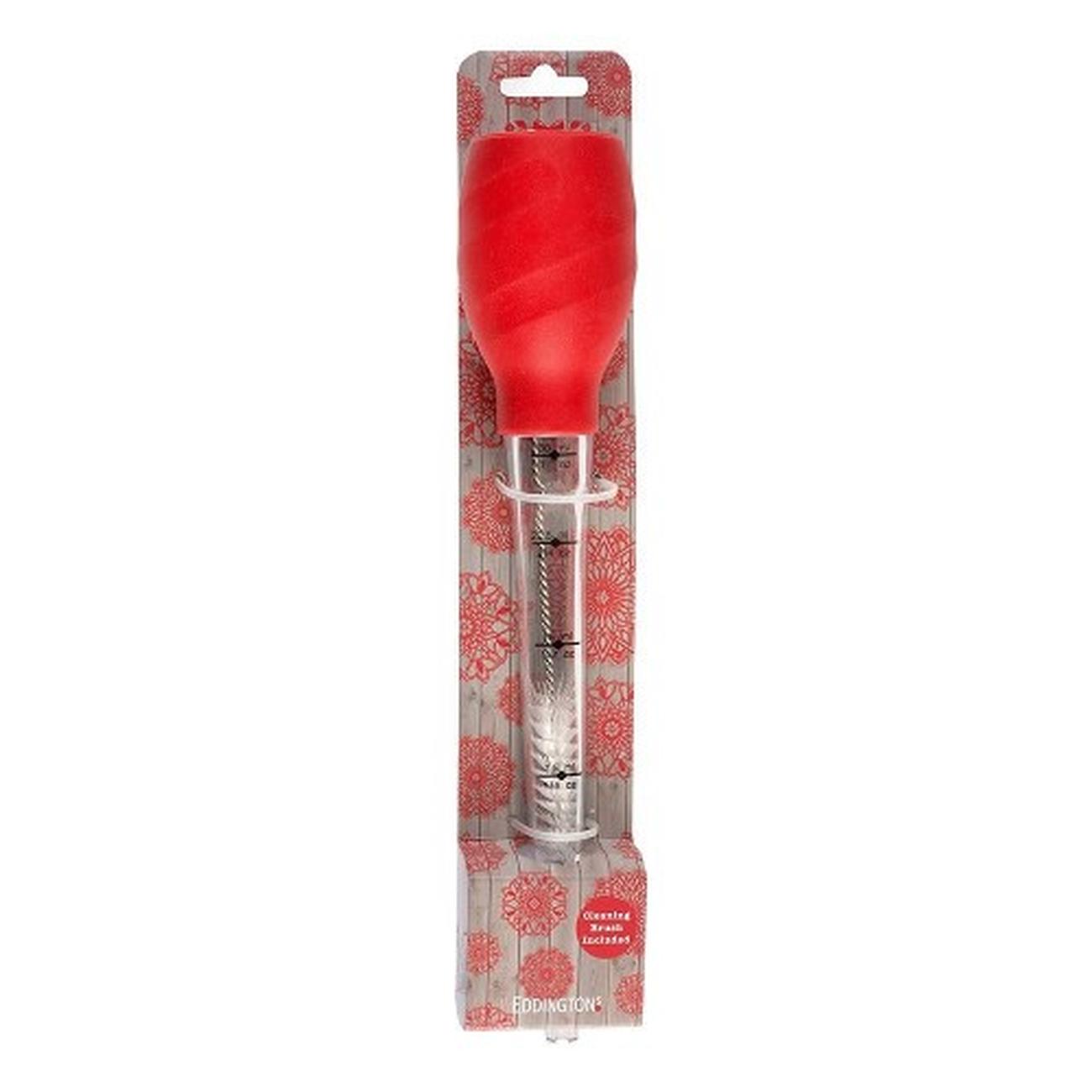 eddingtons-red-baster-and-brush-set-christmas - Eddingtons Christmas Red Top Baster & Brush