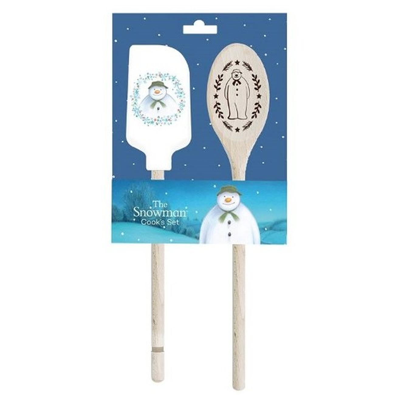 the-snowman-Christmas-spatula-and-spoon-cooks-set - The Snowman Spatula & Spoon Cook's Set