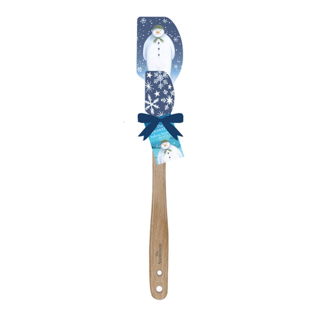 the-snowman-christmas-spatulas-set-of-2-eddingtons-blue - The Snowman Set of 2 Christmas Spatulas Blue
