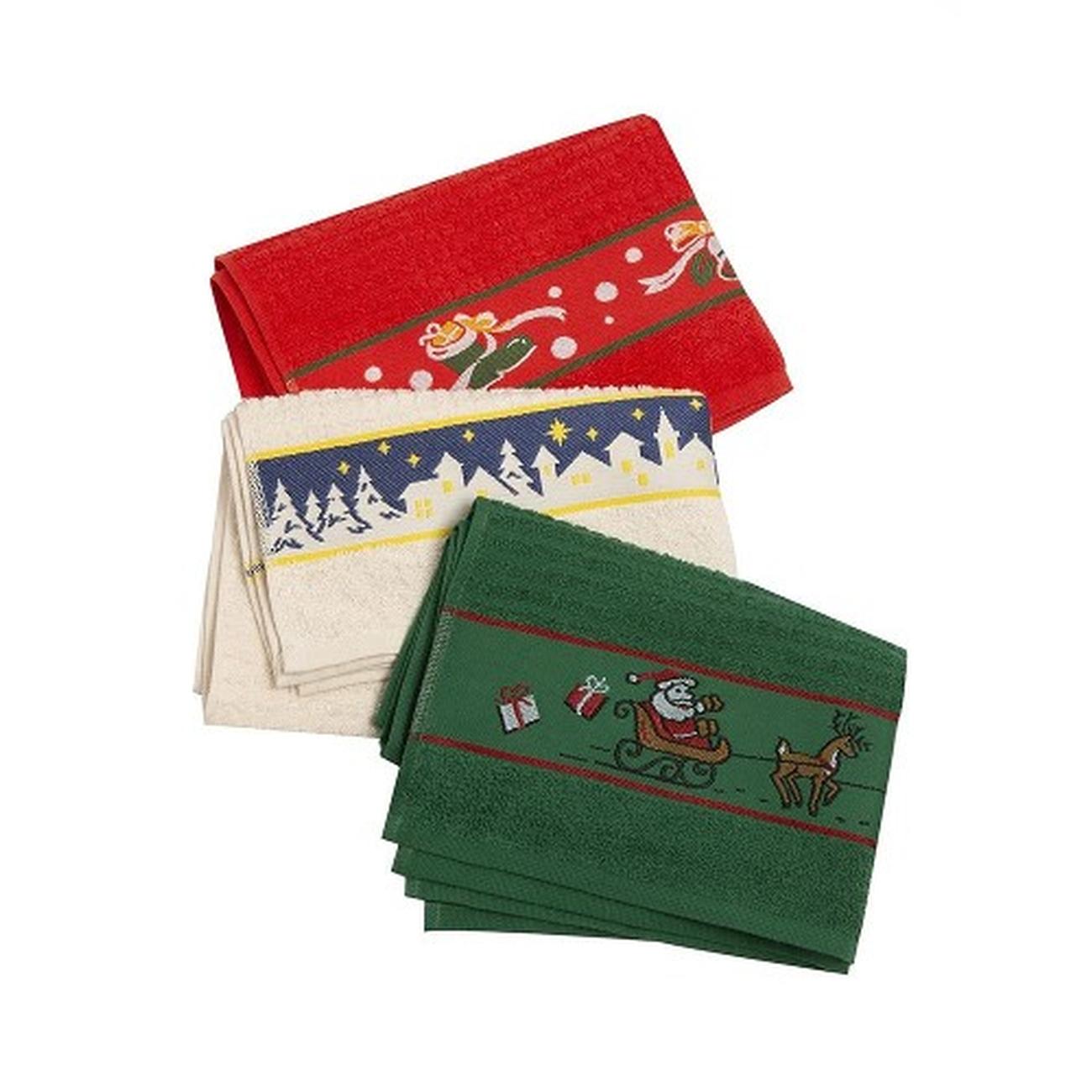 stow-green-winter-terry-tea-towel - Christmas Terry Tea Towel