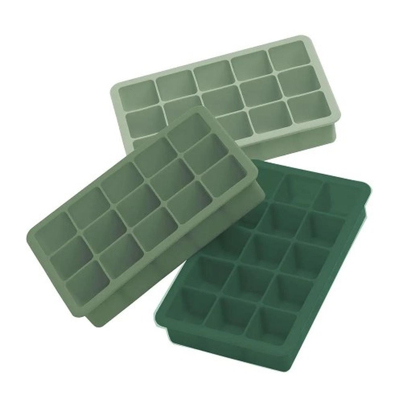 epicurean-classic-ice-cube-tray-green-3pc-pack - Epicurean Classic Ice Cube Tray Green Pack of 3