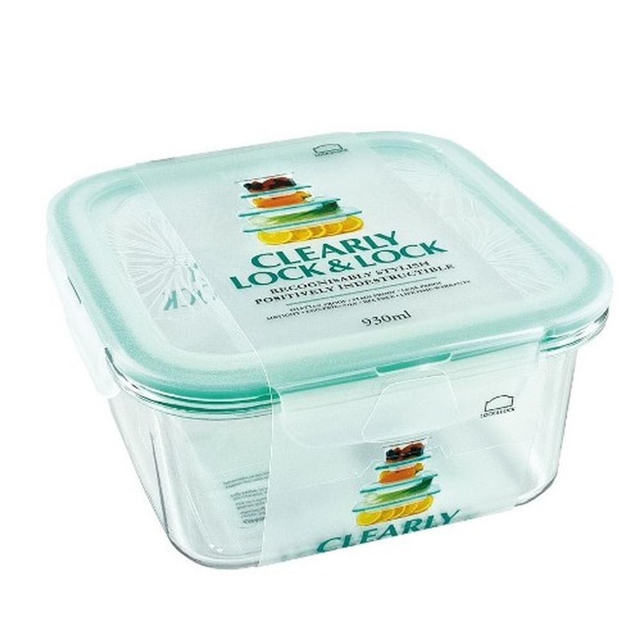 lock-n-lock-clearly-square-container-930ml - Lock & Lock Clearly Square Container 930ml
