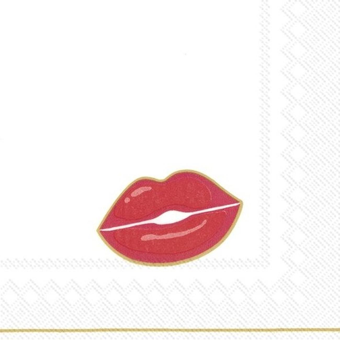ihr-valentines-cocktail-napkins-kisses-for-you - IHR Cocktail Napkins Kisses For You