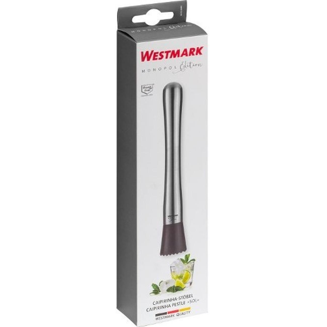 westmark-cocktail-muddler-stainless-steel - Westmark Cocktail Muddler, Sol Monopol Edition