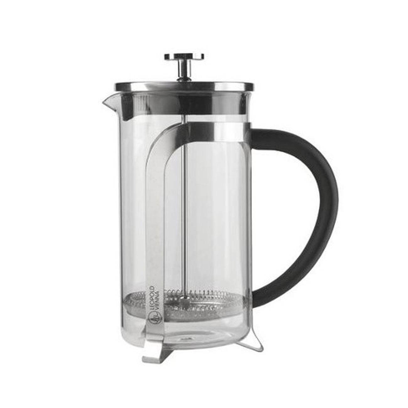 leopold-vienna-coffee-and-tea-press-cafetiere-shiny-1L - Leopold Vienna Coffee & Tea Maker Shiny 1L