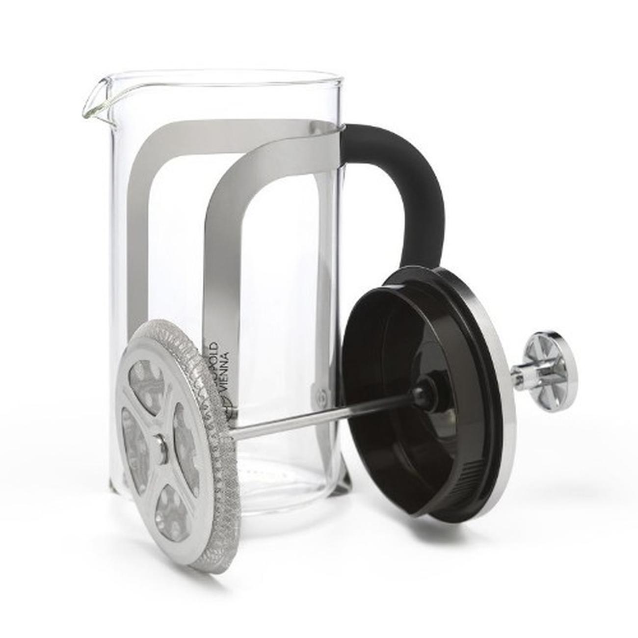 Leopold-Vienna-coffee-and-tea-press-cafetiere-shiny-600ml - Leopold Vienna Coffee & Tea Maker Shiny 600ml
