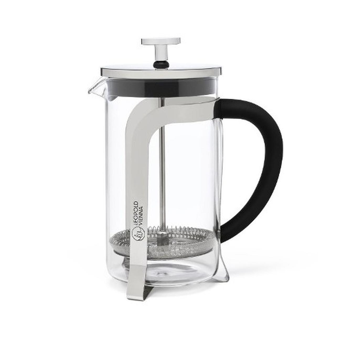 Leopold-Vienna-coffee-and-tea-press-cafetiere-shiny-600ml - Leopold Vienna Coffee & Tea Maker Shiny 600ml