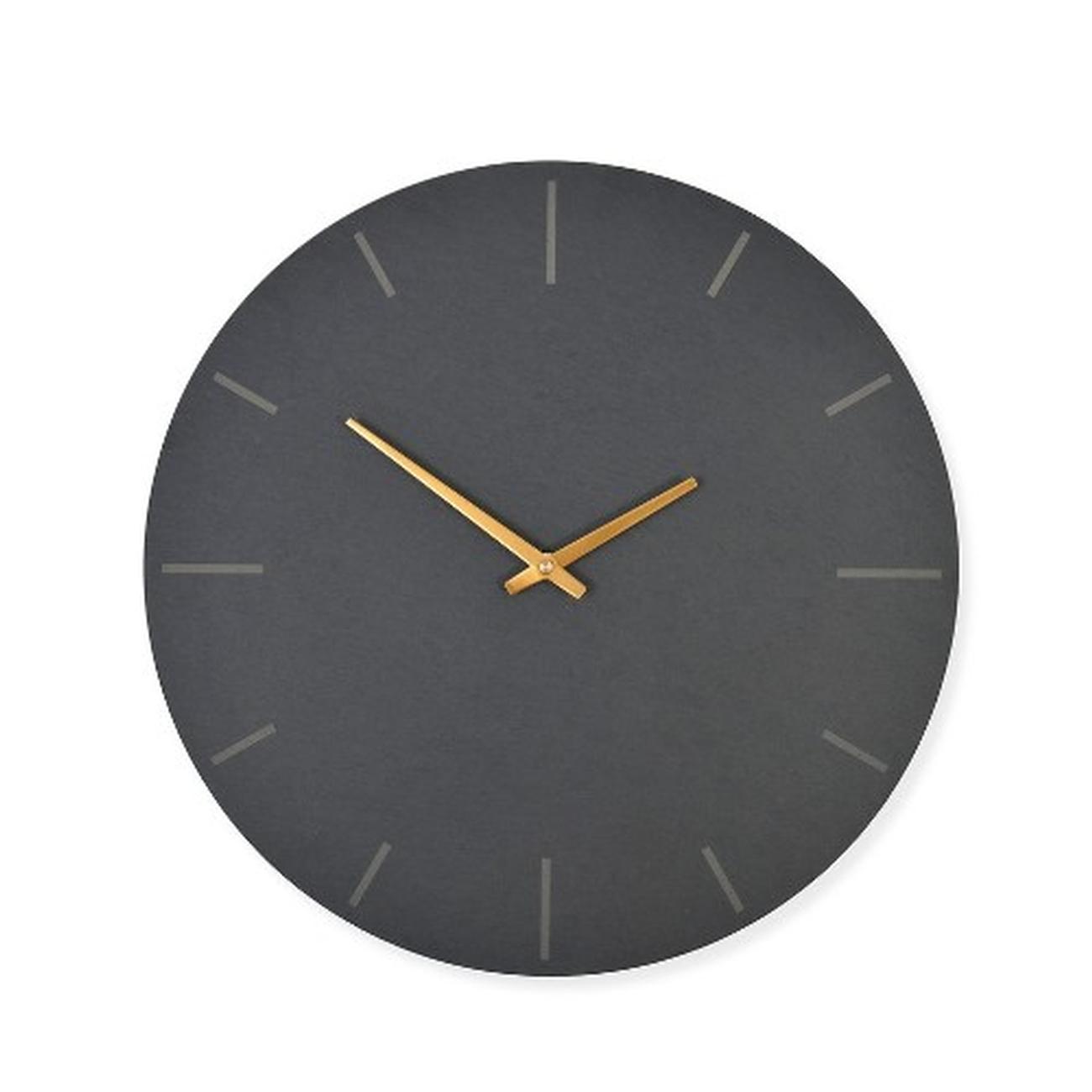 coleridge-clock-large-40cm-slate-garden-trading - Coleridge Clock Slate 40cm