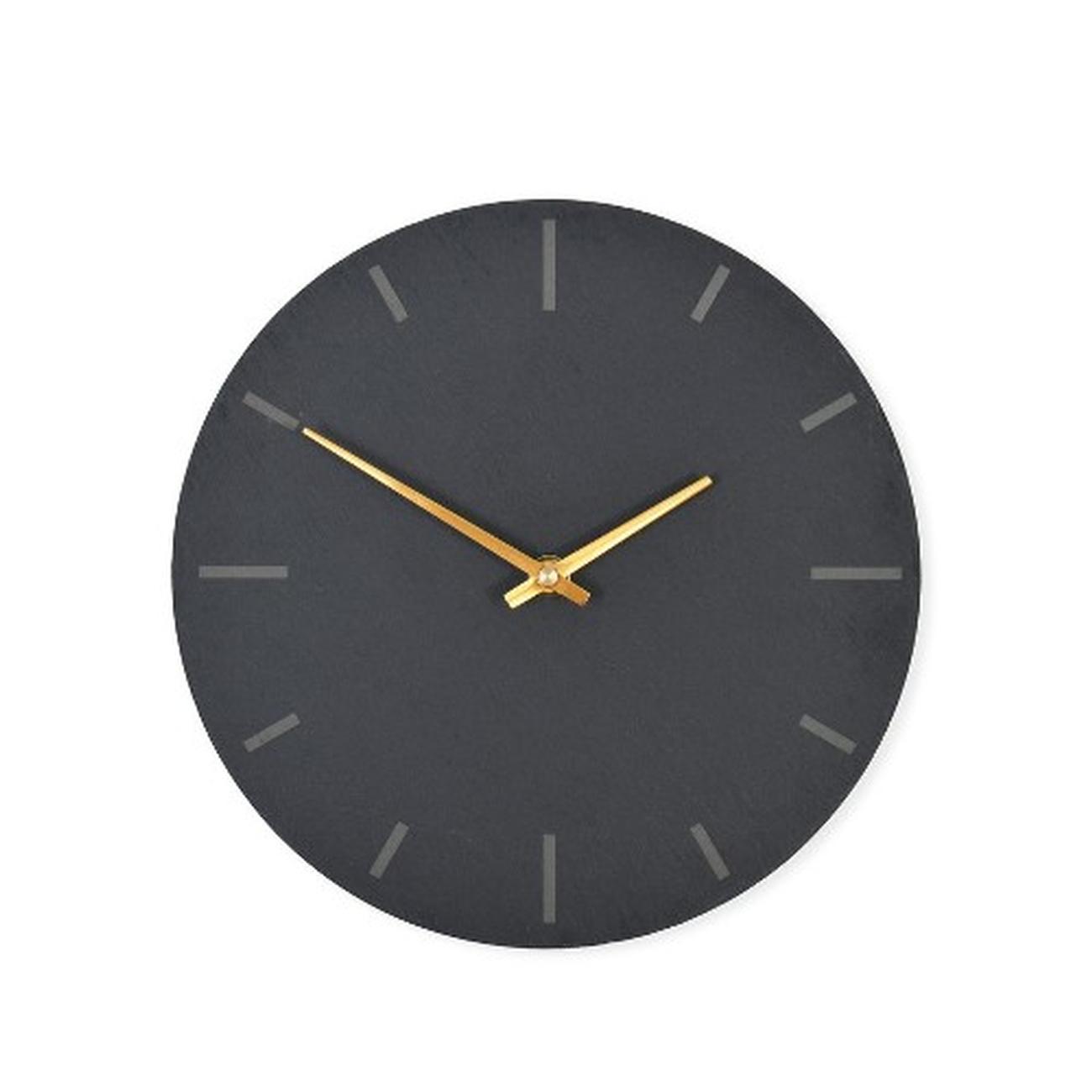 coleridge-clock-small-25cm-slate-garden-trading - Coleridge Clock Slate 25cm