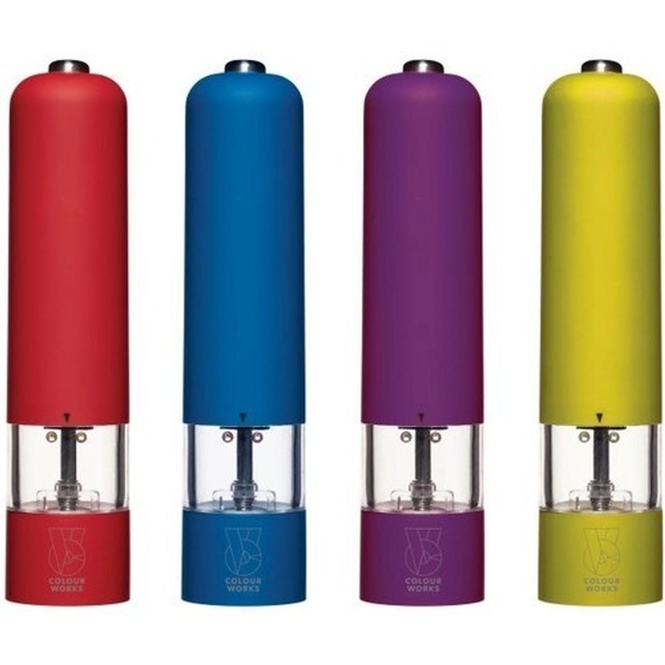 Colourworks-Electric-Salt-&-Pepper-Grinding-Mill - Colourworks Electric Salt & Pepper Grinding Mill