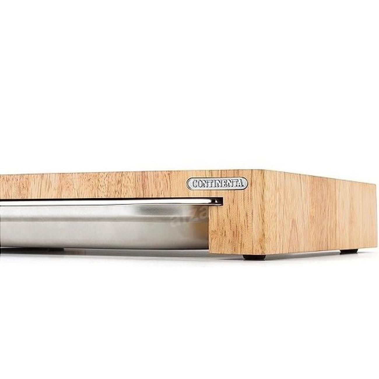 continenta-cutting-board-stainless-steel-drawer-large - Continenta Cutting Board & Stainless Steel Roasting Dish, Large
