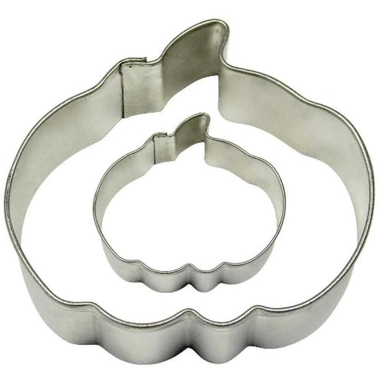pme-halloween-cookie-cutters-pumpkin-2pc-set - PME Cookie & Cake Pumpkin Cutters Set of 2
