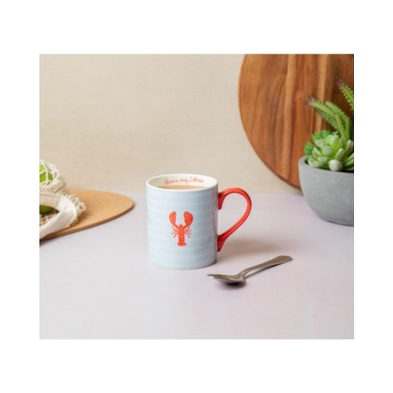 Mikasa Lobster Straight Sided Porcelain Mug 280ml