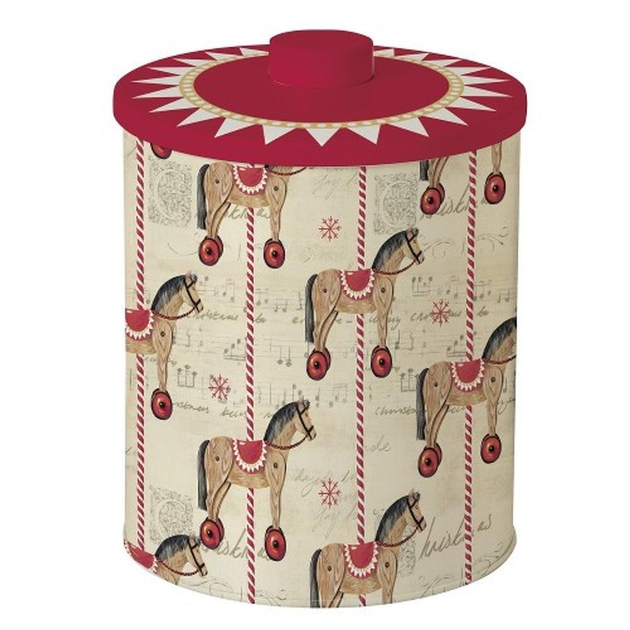 ihr-biscuit-tin-carousel-horse - IHR Storage Jar Carousel Horse