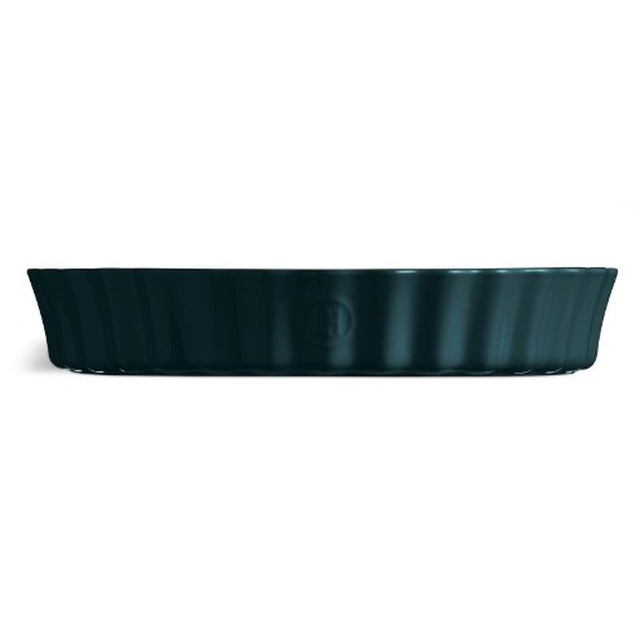 emile-henry-deep-tart-dish-ocean-blue-28cm - Emile Henry Deep Flan Dish Ocean Blue 28cm