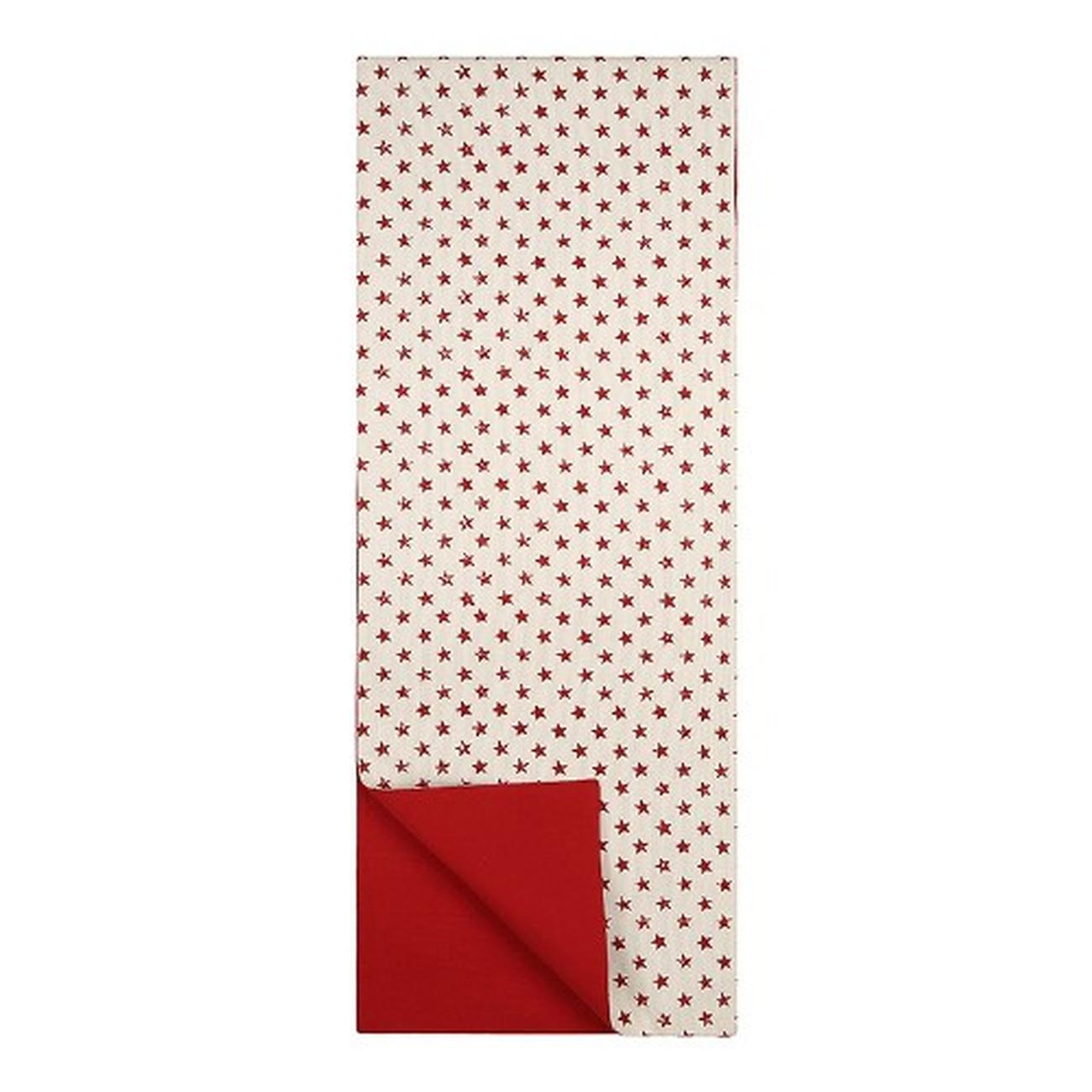 dexam-Christmas-star-table-runner-natural - Dexam Christmas Star Table Runner