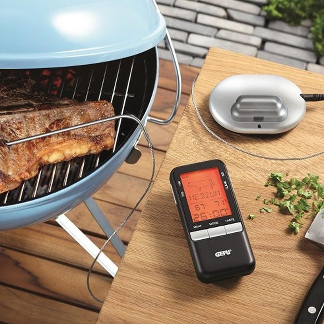 gefu-digital-radio-meat-thermometer-with-timer - Gefu Digital Radio Roast Thermometer & Timer