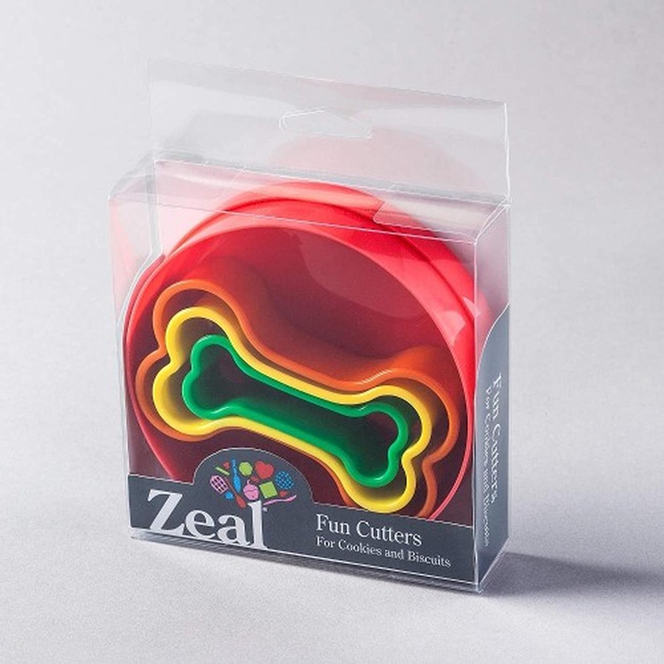 zeal-dog-bone-cookie-and-biscuit-cutters-3pc-set - Zeal Dog Bone Set of 3 Cookie Cutters