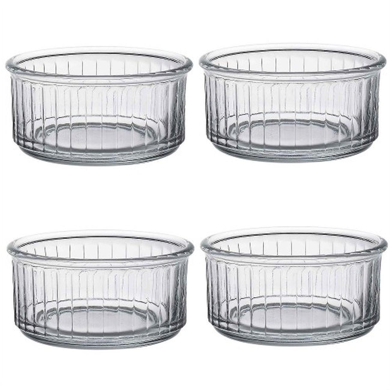 duralex-glass-ramekins-ovenchef-set-of-4 - Duralex Ovenchef Set of 4 Glass Ramekins