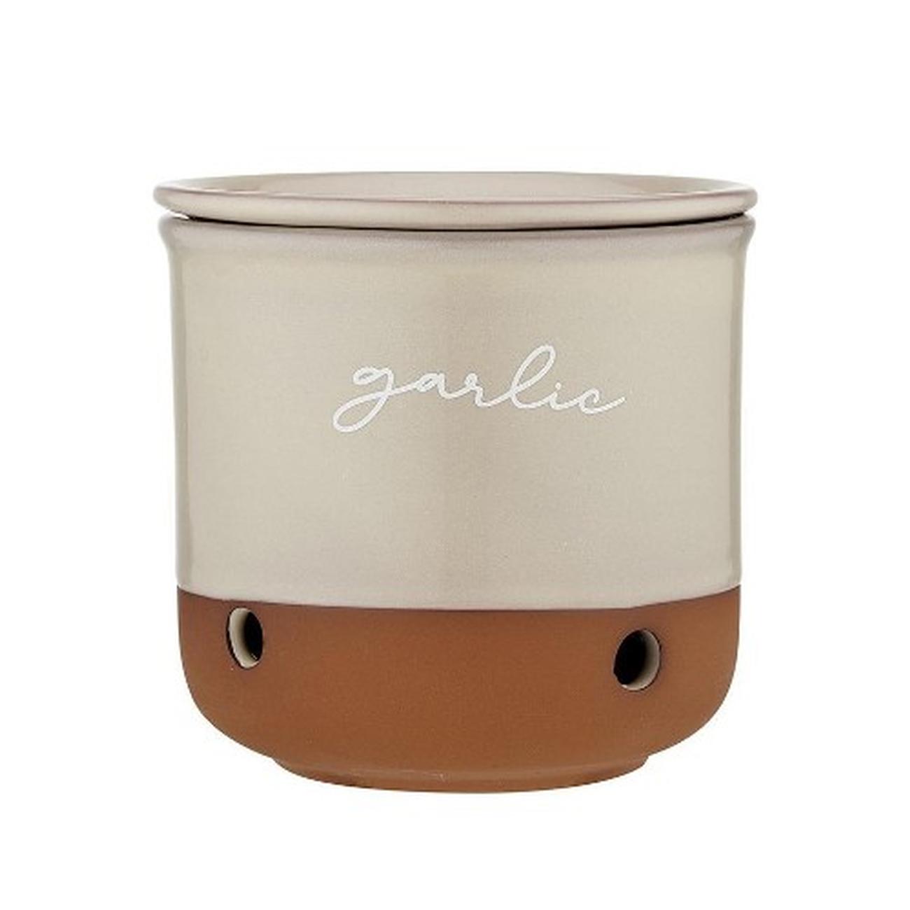 ladelle-eco-garlic-keeper-taupe - Eco Garlic Vault Taupe