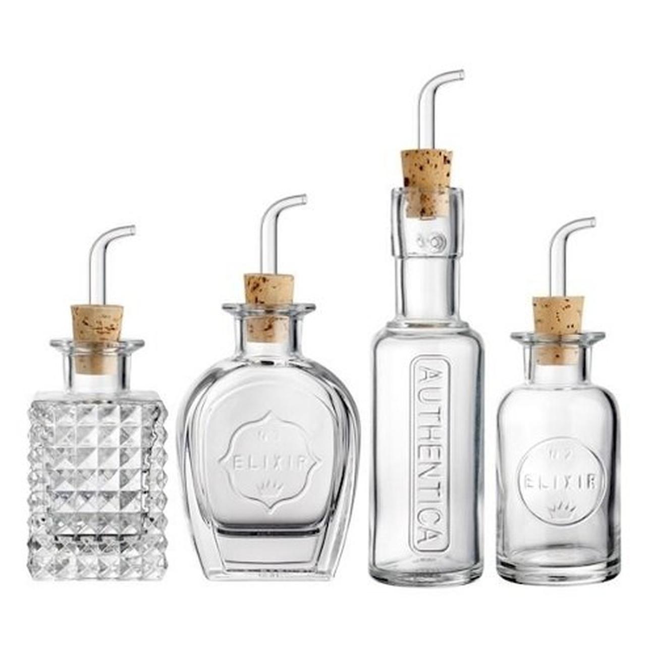 luigi-bormioli-optima-4-piece-condiment-set - Luigi Bormioli Elixir 4pc Condiment Set