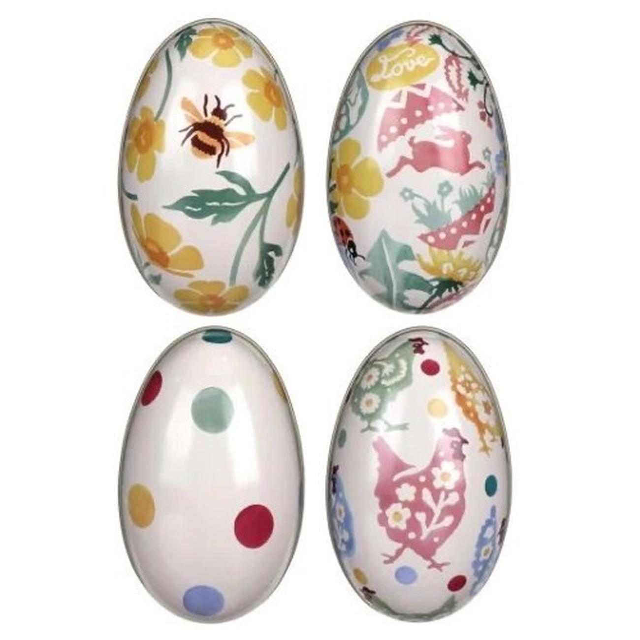 elite-emma-bridgewater-medium-egg-tin-springtime - Emma Bridgewater Springtime Easter Egg Tin Medium