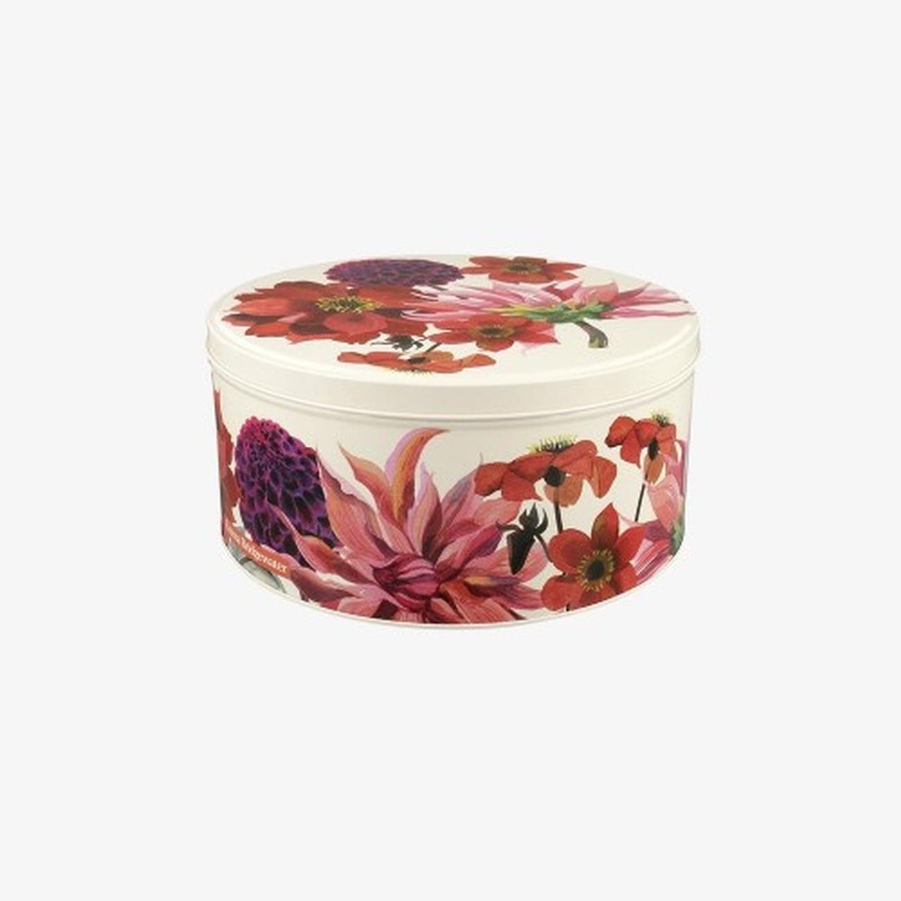 emma-bridgewater-flowers-round-cake-tin-small - Emma Bridgewater Flowers Round Cake Tin Small