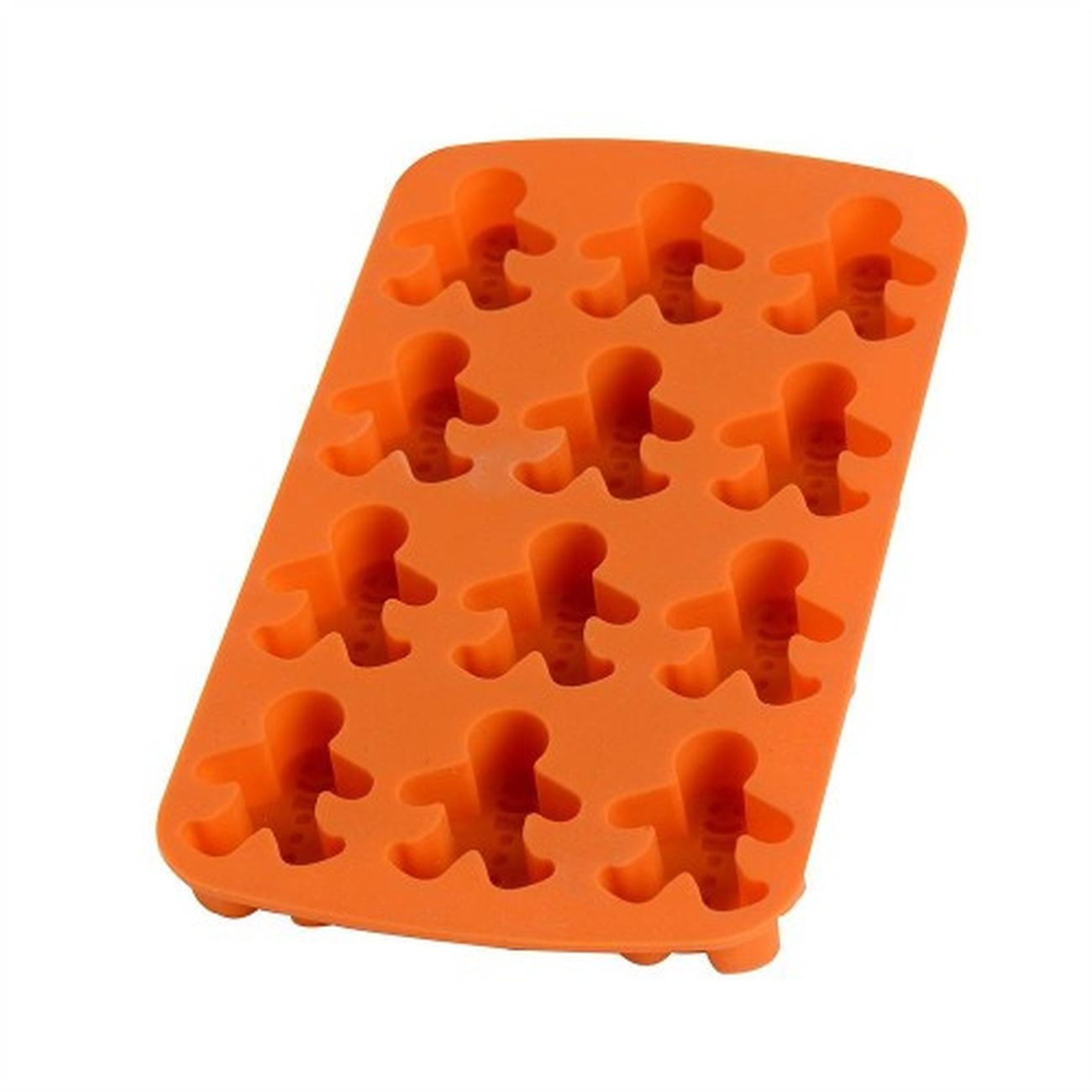 /eddingtons-gingerbread-man-silicone-tray-12 - Eddingtons Festive Mold Gingerbread Man Silicone Tray 12 Cup