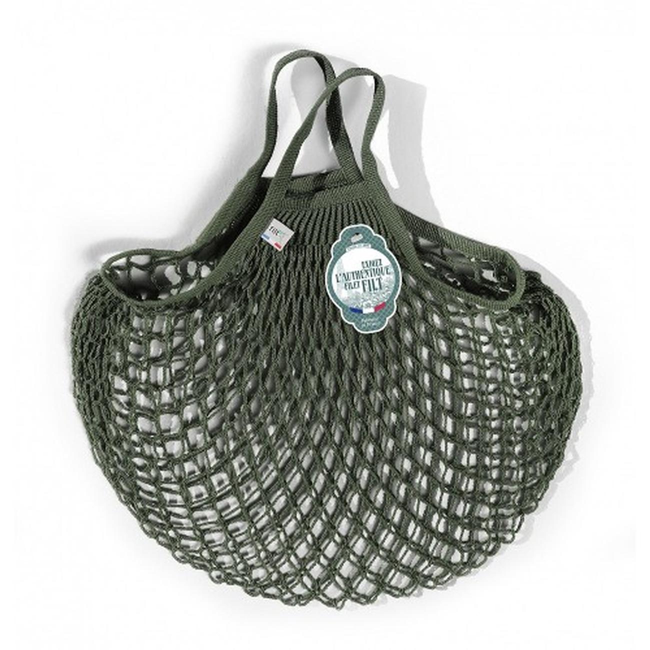 filt-French-market-bag-short-kaki-green - Filt French Market Bag Short Kaki Tourbe