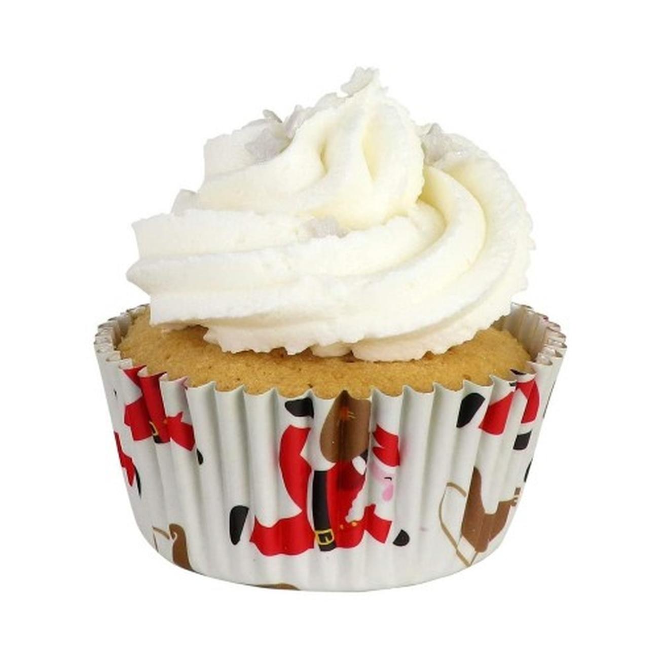 PME-30-foil-baking-cases-santa-and-sleigh - PME 30 Foil Baking Cases Santa & Sleigh