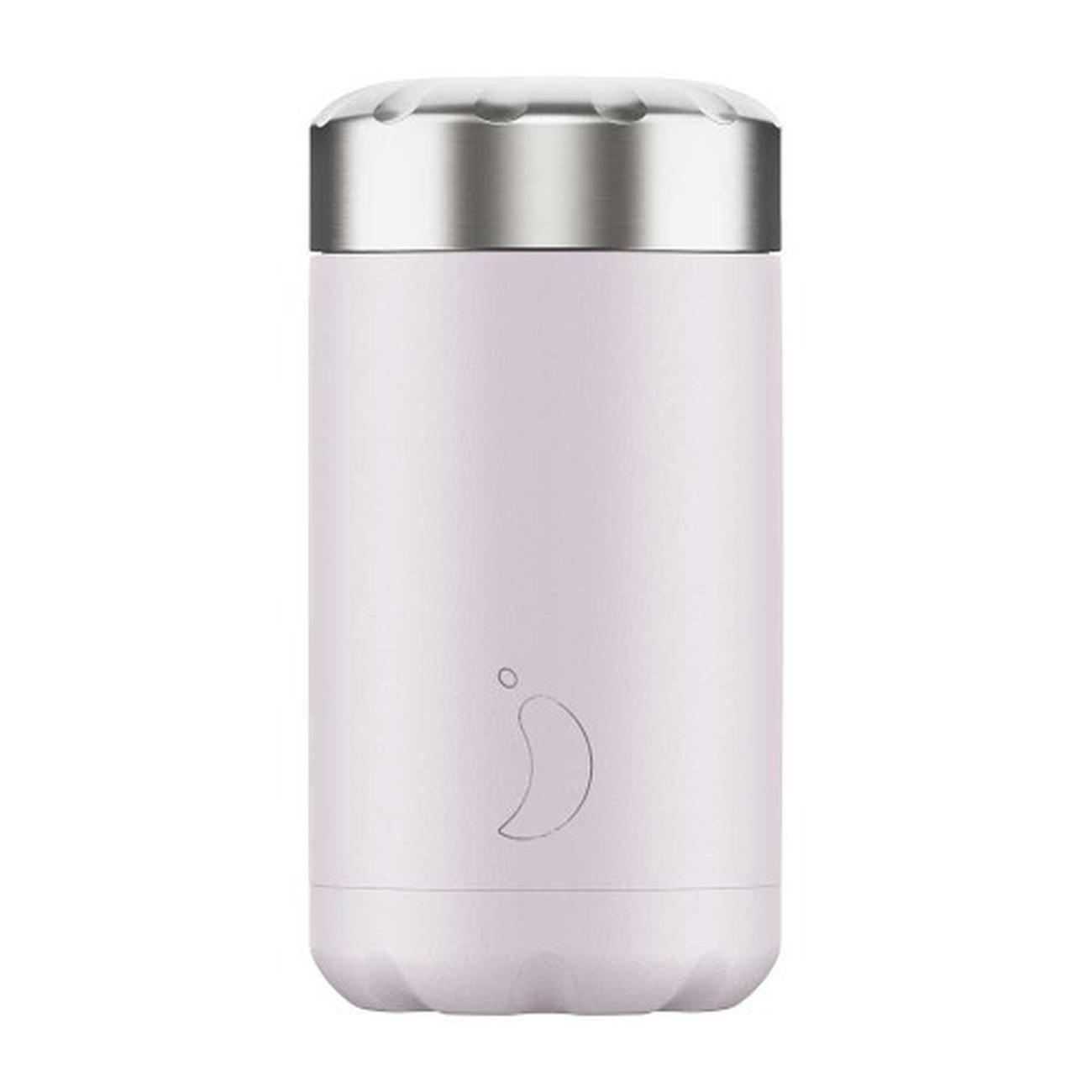 chillys-500ml-food-flask-blush-purple - Chilly's Food Pot Blush Purple 500ml