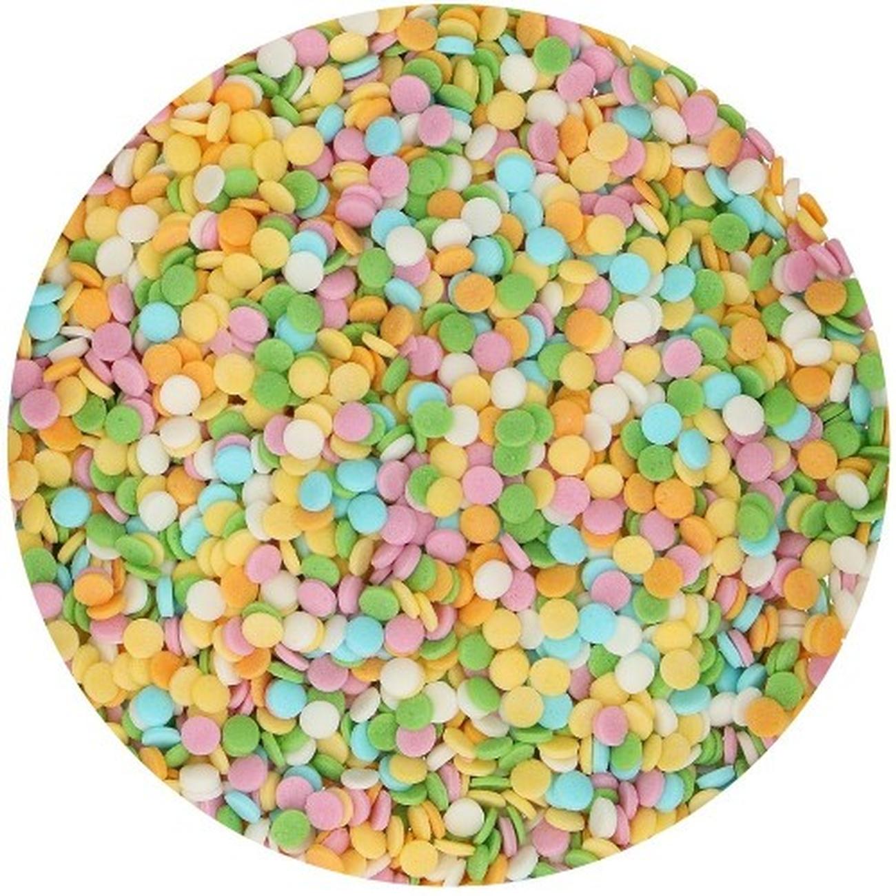 fun-cakes-mini-confetti-colourful-sprinkles-60g - FunCakes Mini Confetti Colourful Sprinkles 60g