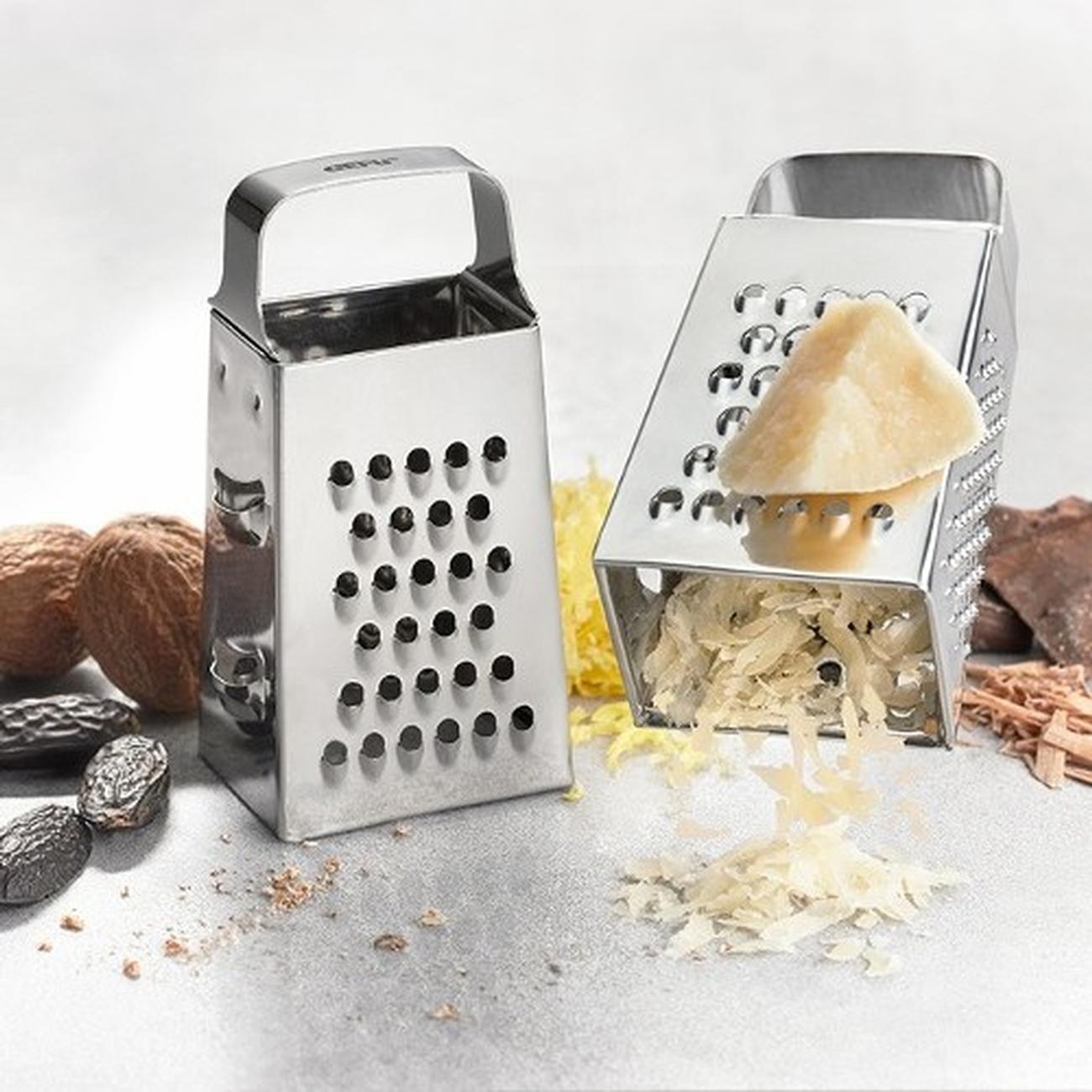 gefu-mini-cubi-4-way-box-grater-stainless-steel - Gefu 4-Way Mini Box Grater CUBI