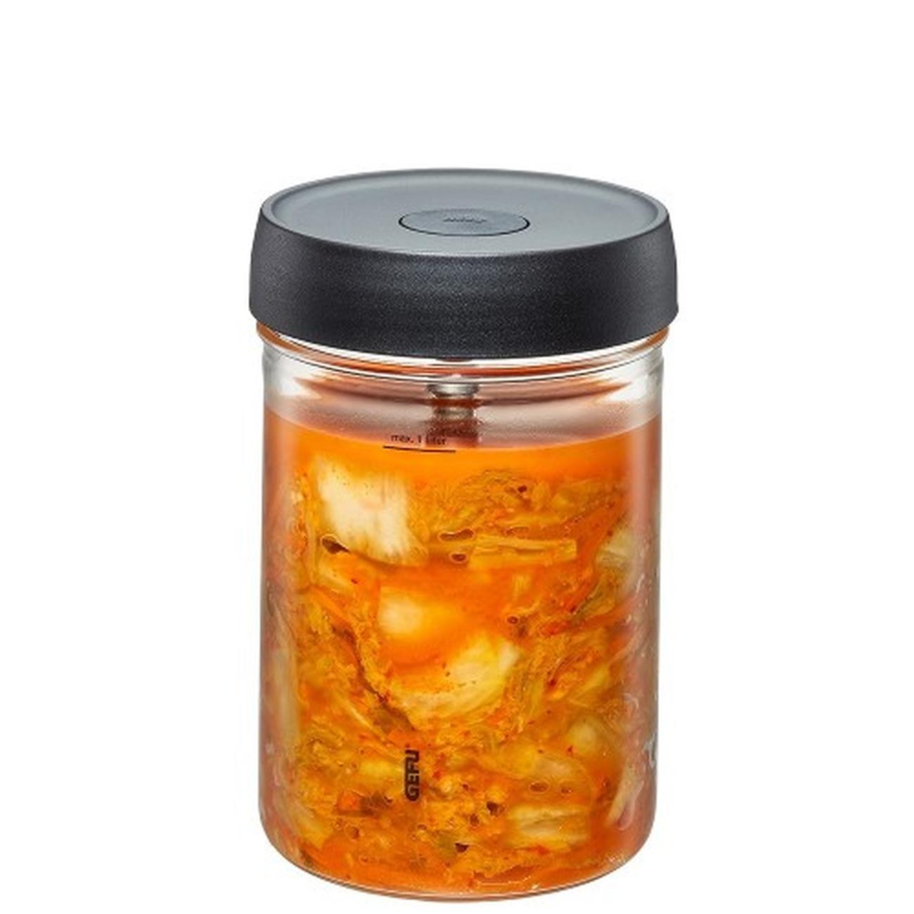 gefu-fermentation-jar-glass-weight-nativo - Gefu Fermenting Jar & Glass Weight NATIVO
