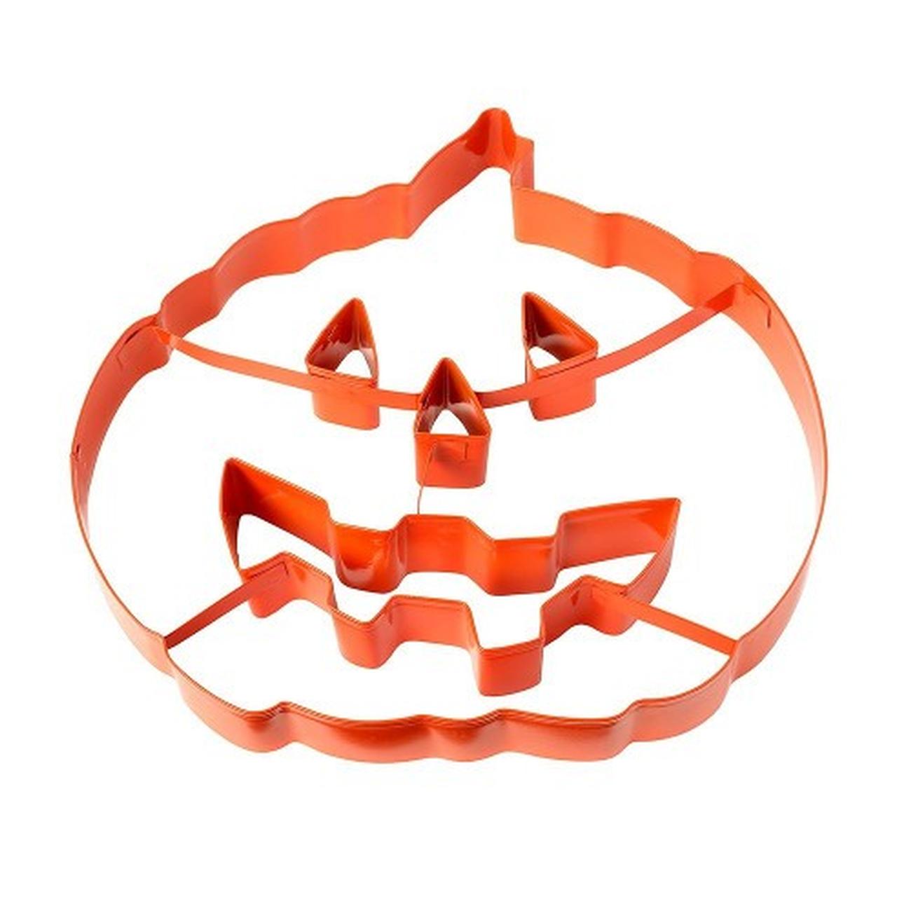 eddingtons-giant-pumpkim-cookie-pie-cutter - Eddingtons Giant Pumpkin Cookie Cutter & Pie Topper