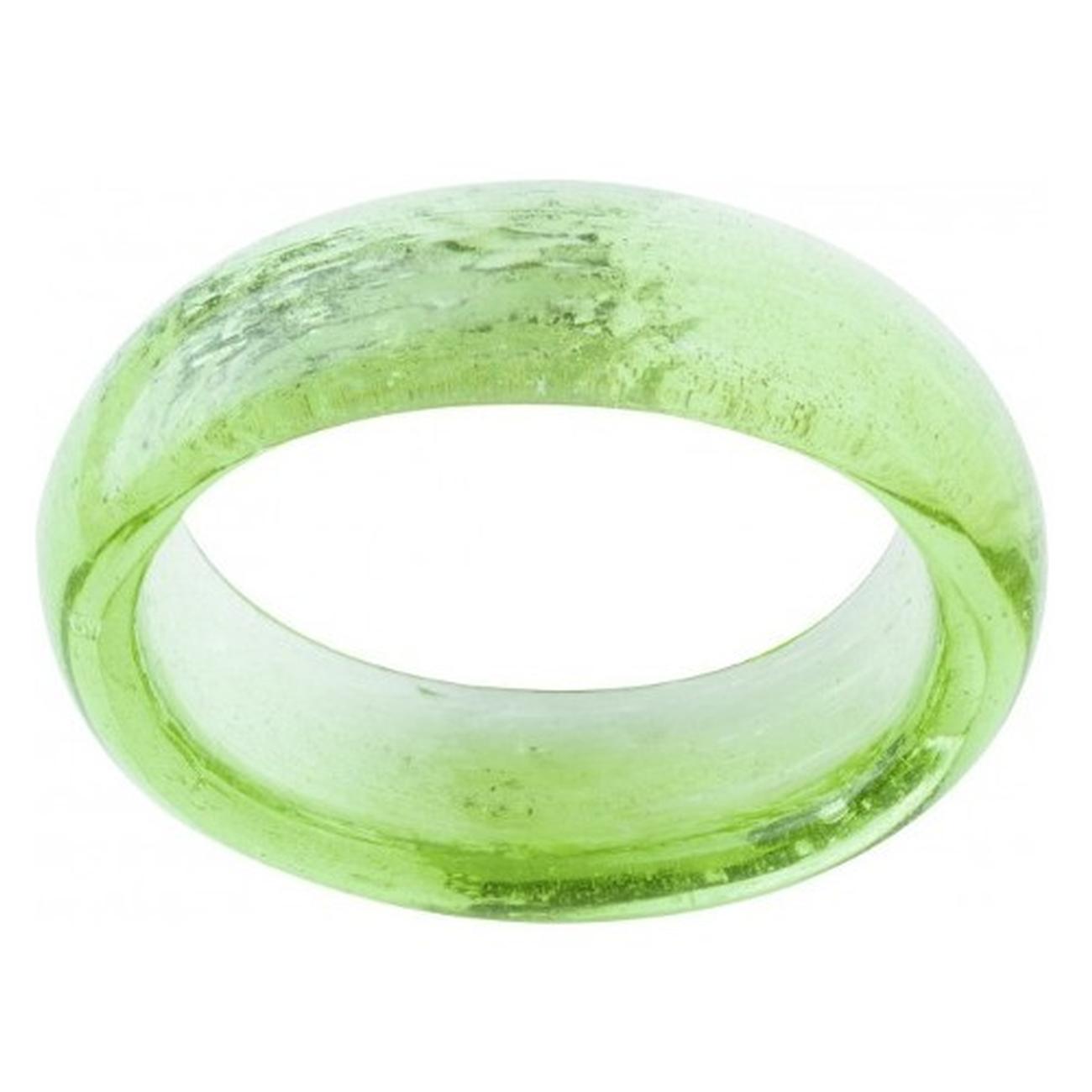 glass-napkin-ring-light-green - Glass Napkin Ring Light Green