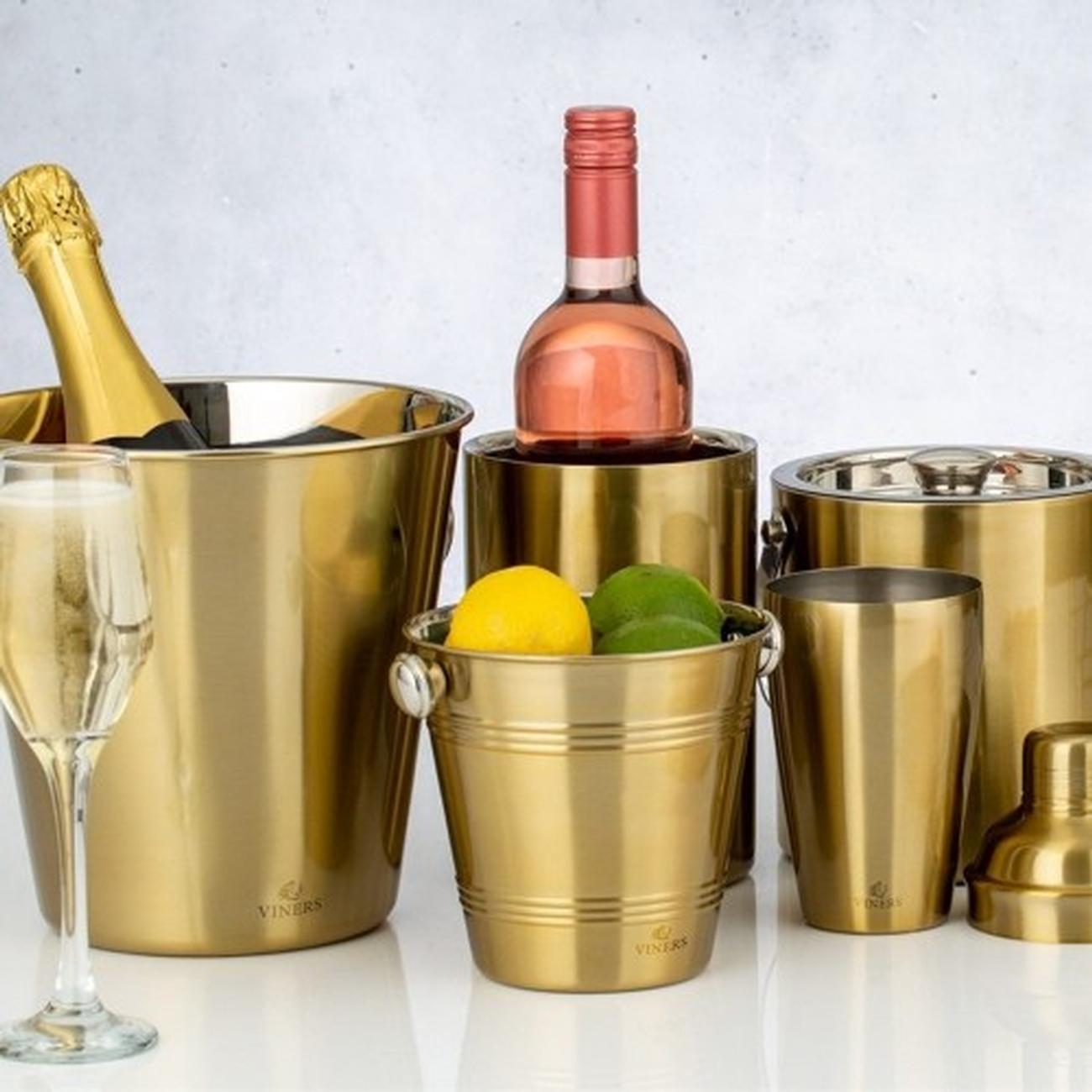 Gold sales wine bucket
