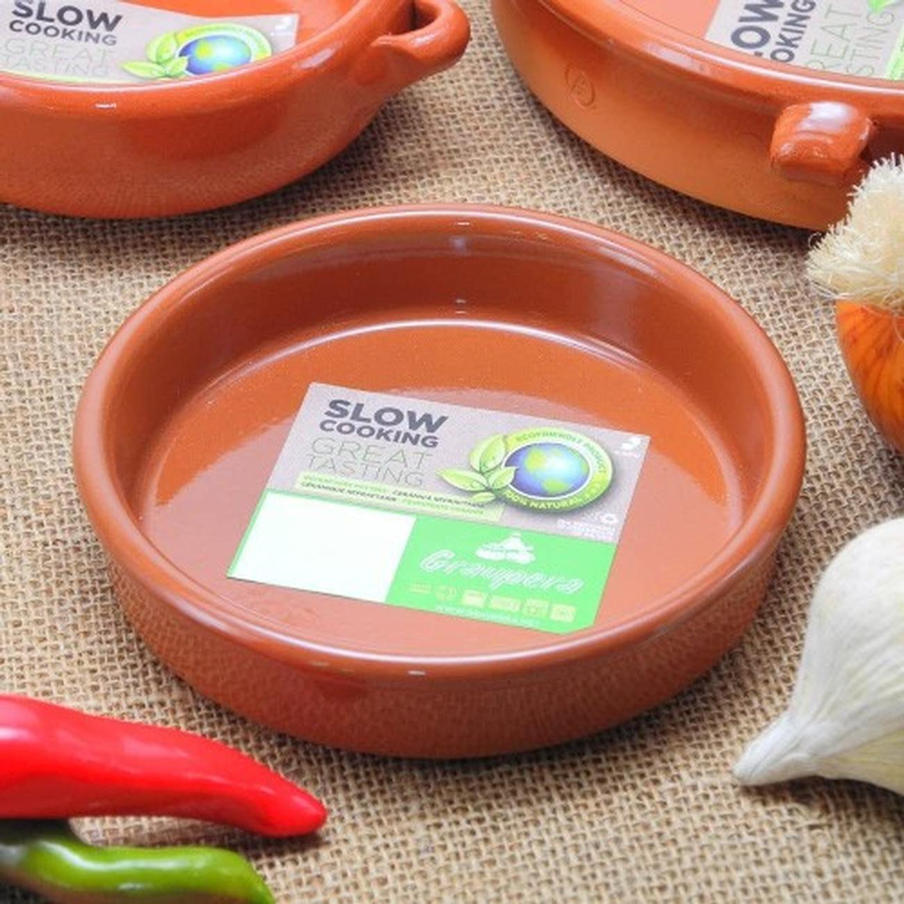 Classic Terracotta Tapas Dish 25cm by Graupera