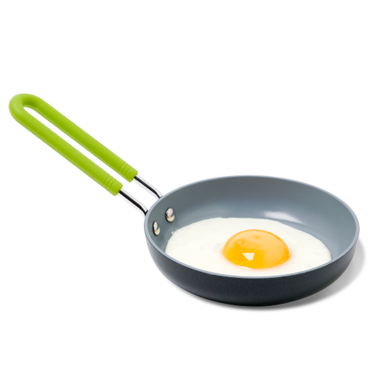 green-pan-mini-essentials-round-egg-expert-12cm - GreenPan Mini Essentials Egg Expert Frying Pan 12.7cm