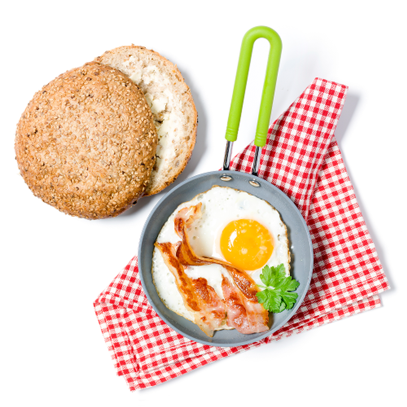 green-pan-mini-essentials-round-egg-expert-12cm - GreenPan Mini Essentials Egg Expert Frying Pan 12.7cm