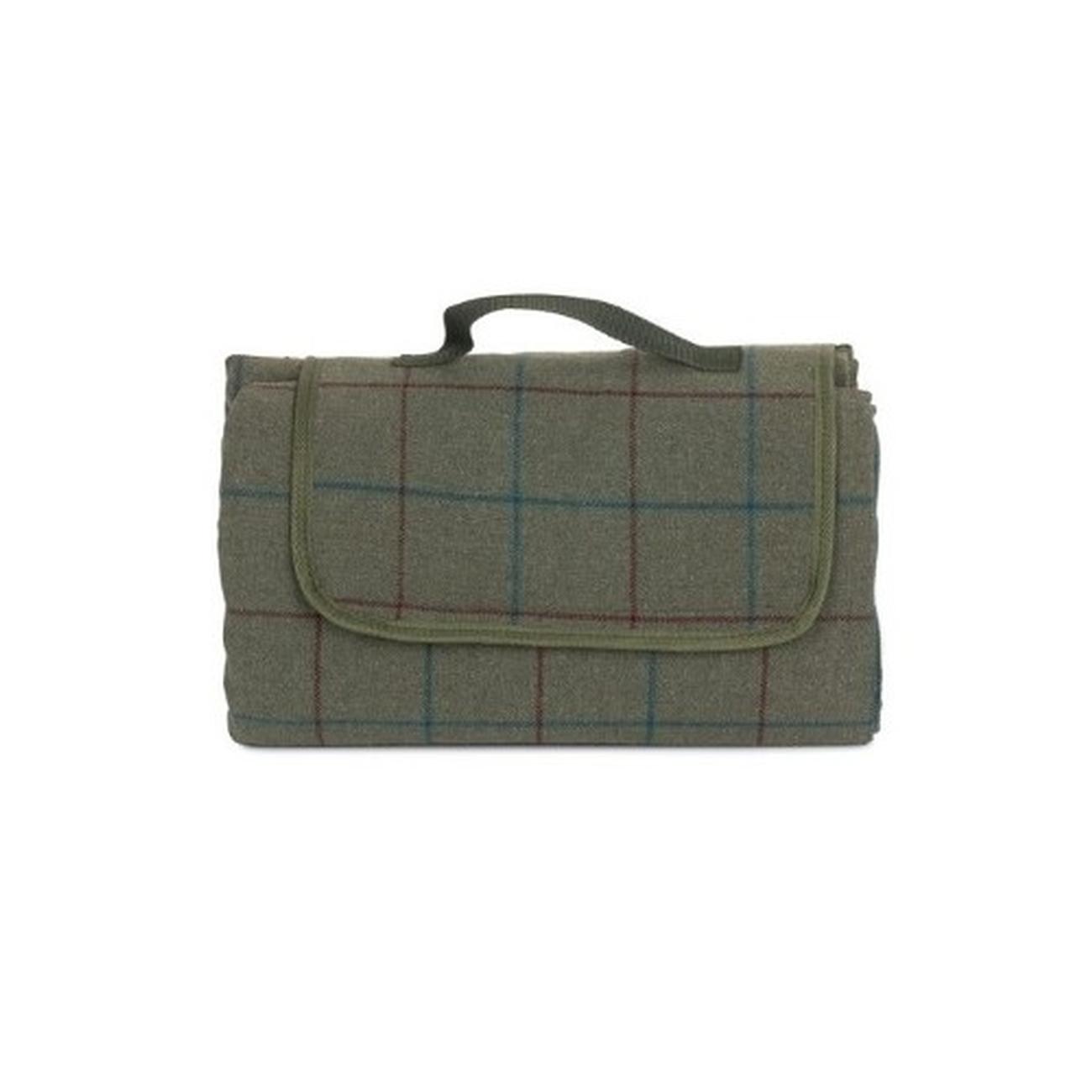 green-tweed-picnic-blanket - Green Tweed Picnic Blanket