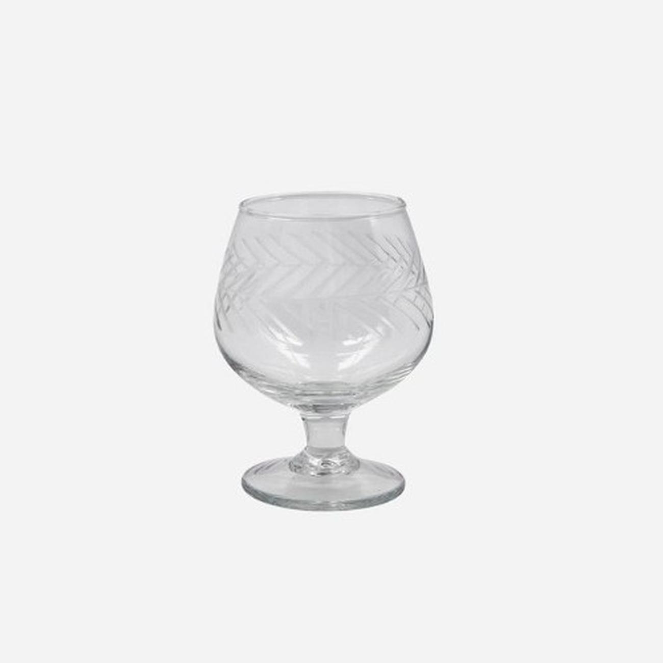 house-doctor-clear-cognac-glass-crys - House Doctor Cognac Snifter Crys