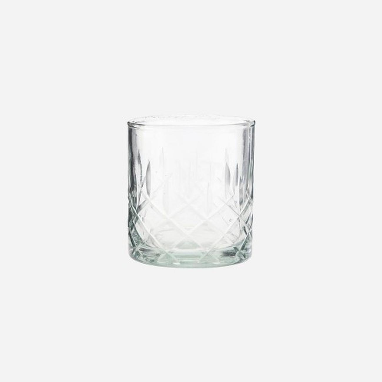 house-doctor-old-fashion-whiskey-glass - House Doctor Vintage Whiskey Glass