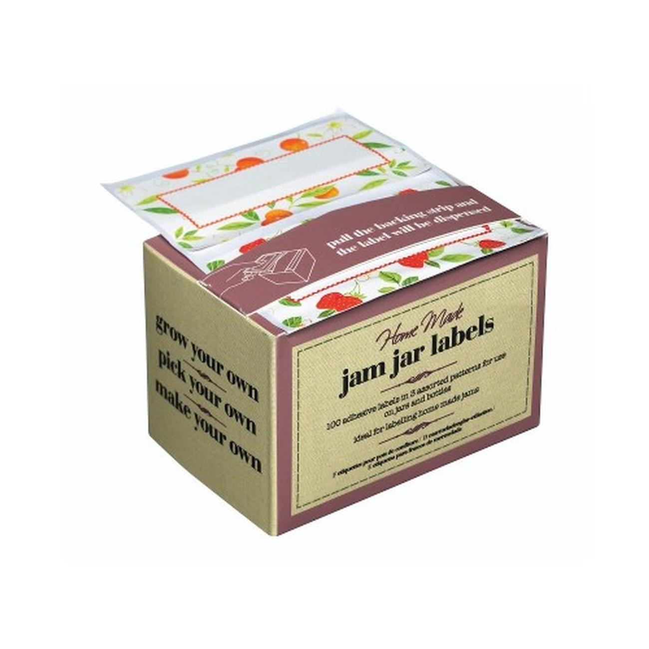 home-made-100pc-self-adhesive-assorted-jam-jar-labels - Home Made 100 Self-Adhesive Assorted Jam Jar Labels