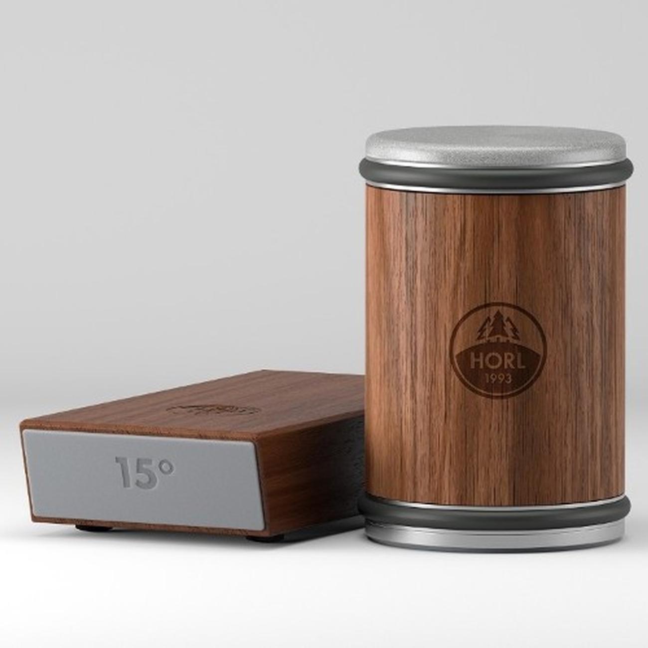 horl-2-knife-sharpener-walnut-dark-brown - HORL2 Sharpener Nut