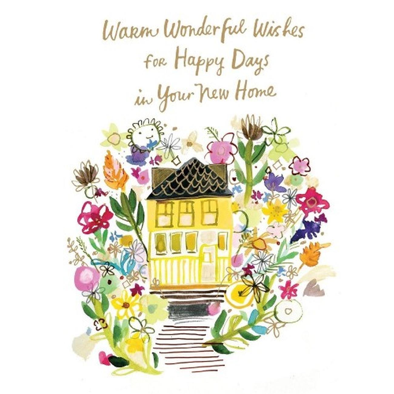 greeting-card-happy-days-in-your-new-home-roger-la-borde - Greeting Card - Happy Days In Your New Home