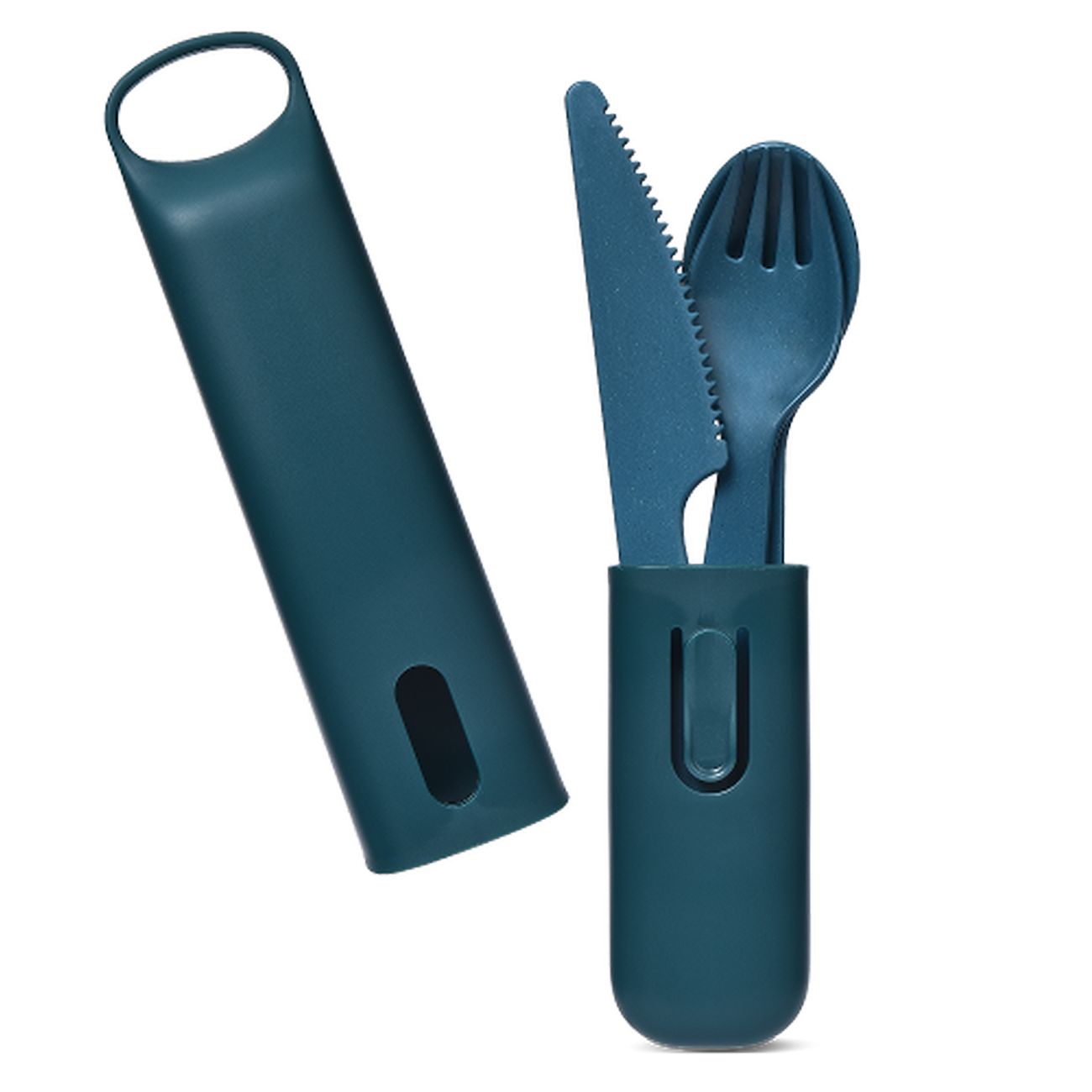 hip-with-purpose-cutlery-and-case-jade - Hip Travel Cutlery Set & Case Jade